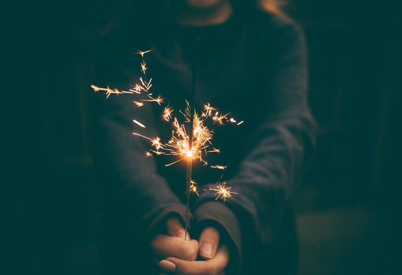 Fireworks Display at Wedding